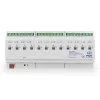 MDT AKI-1216.04 KNX actuador de conmutación, 12 canales, 12 TE carril DIN, 16/20 A, 230 V AC, carga capacitiva 200 µF