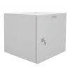 IT-BUDGET armario de red de pared de 19 pulgadas Easy - puerta de acero - 12U - An 600 x Pr 600 mm - chapa de acero - gris claro (90RR19CWV1266MG)