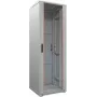 IT-BUDGET armario de red de 19 pulgadas SRK - 38U - 600x800 mm - puerta de cristal/acero - montado - gris claro 99ITB19SRK3868GGNM