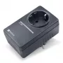H-Tronic 1114730 limitador de corriente de conexión SCL 3680 IP20, 16 A, 3680 W, adaptador de enchufe Schuko, negro
