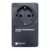 H-Tronic 1114730 limitador de corriente de conexión SCL 3680 IP20, 16 A, 3680 W, adaptador de enchufe Schuko, negro