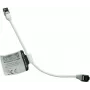 IT-BUDGET Cat.8.1 Slim cable de parcheo S/FTP 28 AWG cobre macizo LSZH blanco 0,15 m 40Gbps PoE+ 90ITBSLIM81PK015W