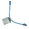 IT-BUDGET Cat.8.1 Slim cable de parcheo Ethernet, S/FTP, 40Gbps, 2000MHz, LSZH, PoE+, azul, 0,5m 90ITBSLIM81PK050B