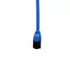 IT-BUDGET Cat.8.1 Slim cable de parcheo Ethernet, S/FTP, 40Gbps, 2000MHz, LSZH, PoE+, azul, 0,5m 90ITBSLIM81PK050B