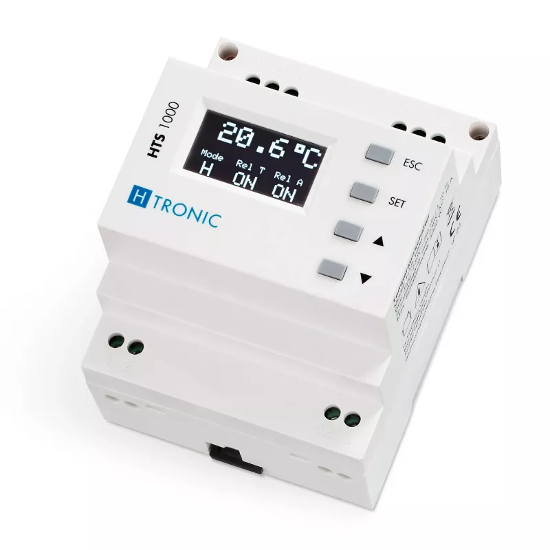 H-TRONIC HTS 1000 termostato para carril DIN -99°C a +850°C 1114690