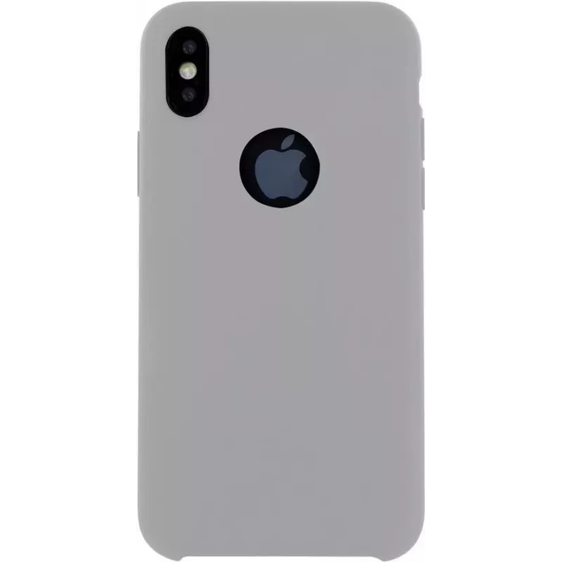 CYOO Funda rígida Premium de silicona líquida para iPhone X / XS - Blanca