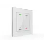 MDT BE-GTL2TW.B1 Glastaster II Light 2-fach RGBW con sensor de temperatura blanco