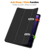 MRDISC Funda tipo flip para Samsung Galaxy Tab S10+ 5G, negra TPU MG-FLIPSGTSGB9SW