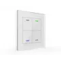 MDT BE-GTL40W.01 Glass Switch II Light 4-fach blanco