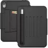 SEYMAC Funda para iPad 11.ª generación/10.ª generación 2025/2022 (11/10,9 pulgadas) A16, funda protectora antigolpes con cierre magnético automático Sleep/Wake, compartimentos para tarjetas, soporte multiángulo y soporte para lápiz, negra