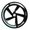 MUUWMI AU 566 Patinete de aluminio, turquesa, ruedas de 205 mm