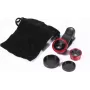 CYOO CY121416 Set de objetivos 2 en 1 para smartphone - objetivo ojo de pez 180° y macro con clip universal
