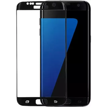 CYOO Protector de pantalla de cristal templado 3D para Samsung Galaxy S6 Edge (G925F) - negro