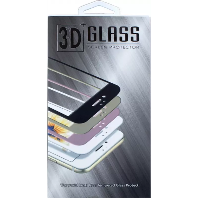 CYOO Protector de pantalla de cristal templado 3D para Samsung Galaxy S6 Edge (G925F) - negro