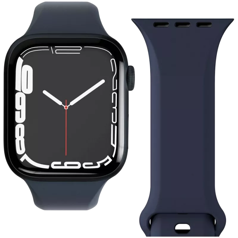 VONMÄHLEN Classic Band 2 para Apple Watch 44/45/46/49 mm, azul marino