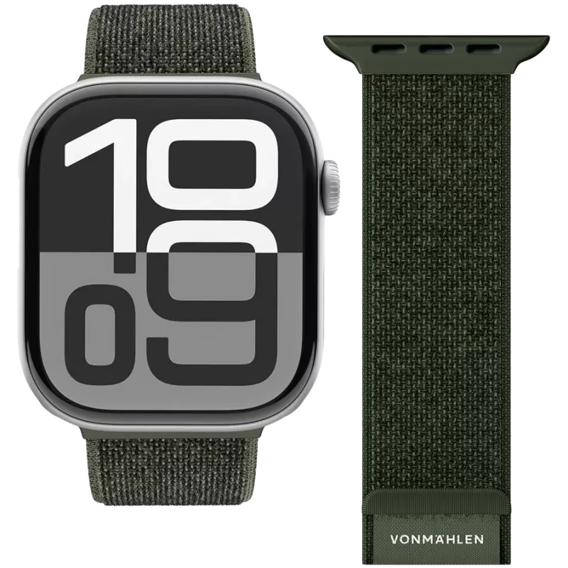 VONMÄHLEN Fitness Loop 2 40, 41, 42mm talla única, oliva