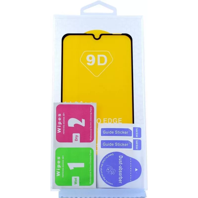 CYOO OPPO A9 protector de pantalla de cristal templado 9D - dureza 9H, cobertura completa, recubrimiento oleófobo CY121600