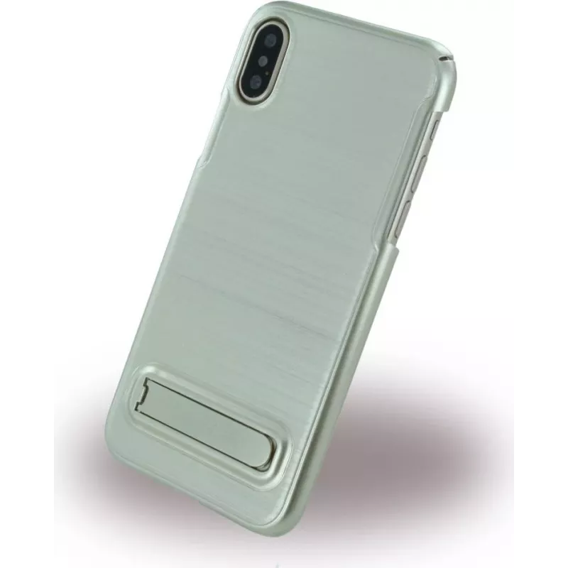 CYOO Brushed Stand – funda rígida – Apple iPhone X – dorado