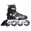 MUUWMI AU 442 patines en línea, talla EU 42, negro/blanco, rodamientos ABEC 7, ruedas de 80mm, chasis de aluminio