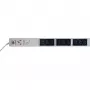 Liebernetz PDU de rack 9 tomas C13 con protección contra sobretensiones y filtro EMI/RFI, gris claro 90LNSDL9C13NF