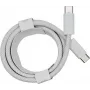 PowerRay Cable trenzado de nailon USB-C a USB-C 240W, 2m, Blanco, Bulk 4260357351163