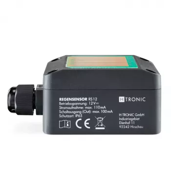 H-Tronic 1115275 Sensor de lluvia con contacto de relé libre de potencial