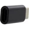 CYOO Adaptador Lightning a USB-C – Convertidor negro para carga y sincronización de datos (CY122090)