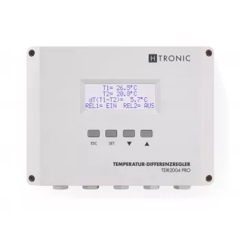 H-Tronic TDR 2004 PRO Regulador de diferencia de temperatura, -99 a +850 °C 1114770