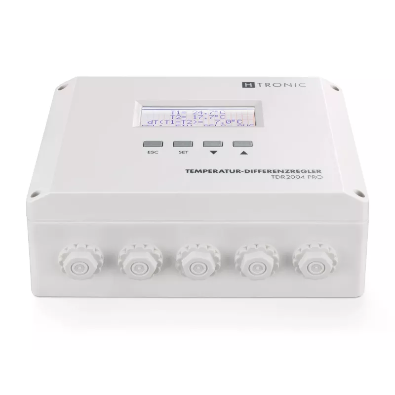 H-Tronic TDR 2004 PRO Regulador de diferencia de temperatura, -99 a +850 °C 1114770
