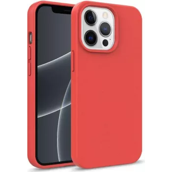 CYOO BioCase para iPhone 13 Pro Max – Funda antichoque biodegradable – Rojo CY122548