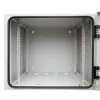 IT-BUDGET Armario de red de pared de 19 inch Easy - Puerta de acero maciza - 6U - An 600 x Pr 400 mm - Chapa de acero - Gris claro (90RR19CWV664MG)