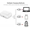 CY122590 Estuche de carga de repuesto para Apple AirPods 3.ª generación, carga inalámbrica y Lightning, Blanco