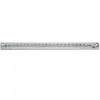 IT-BUDGET barra de conexión equipotencial – hierro – 380 mm de longitud – 30 mm de ancho – 2 conexiones de orificio interiores y exteriores – 20 orificios M5 (90ITB1403EGS)