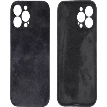 CYOO funda Alcantara Soft para Apple iPhone 14 Plus - negro CY122787