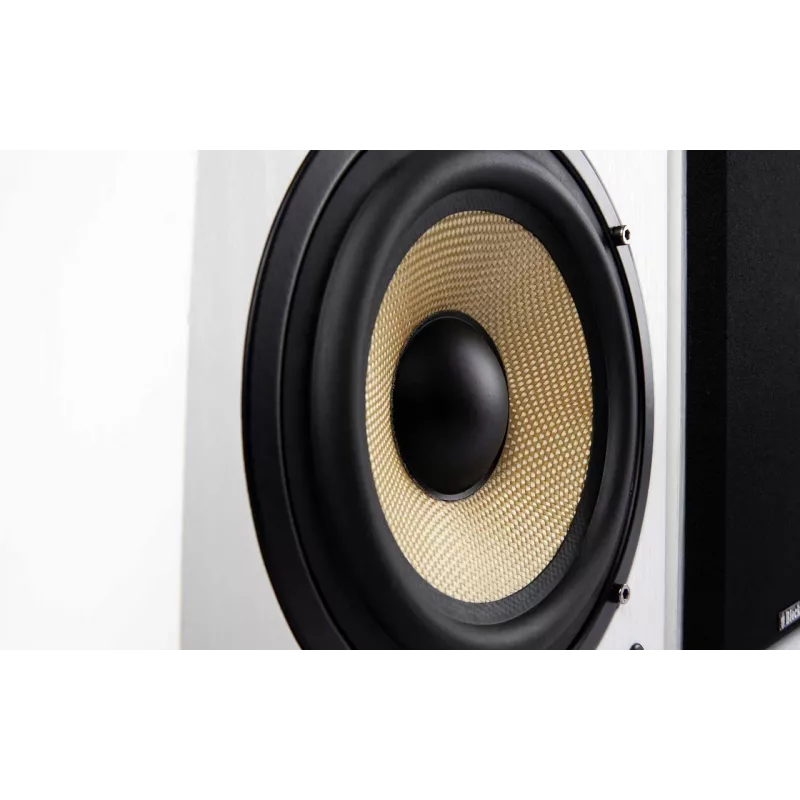 AUDIOBLOCK S-250 WS altavoz de estantería pasivo de 2 vías, par, blanco, 50 W RMS, 4 ohmios, bass-reflex AB2701-004