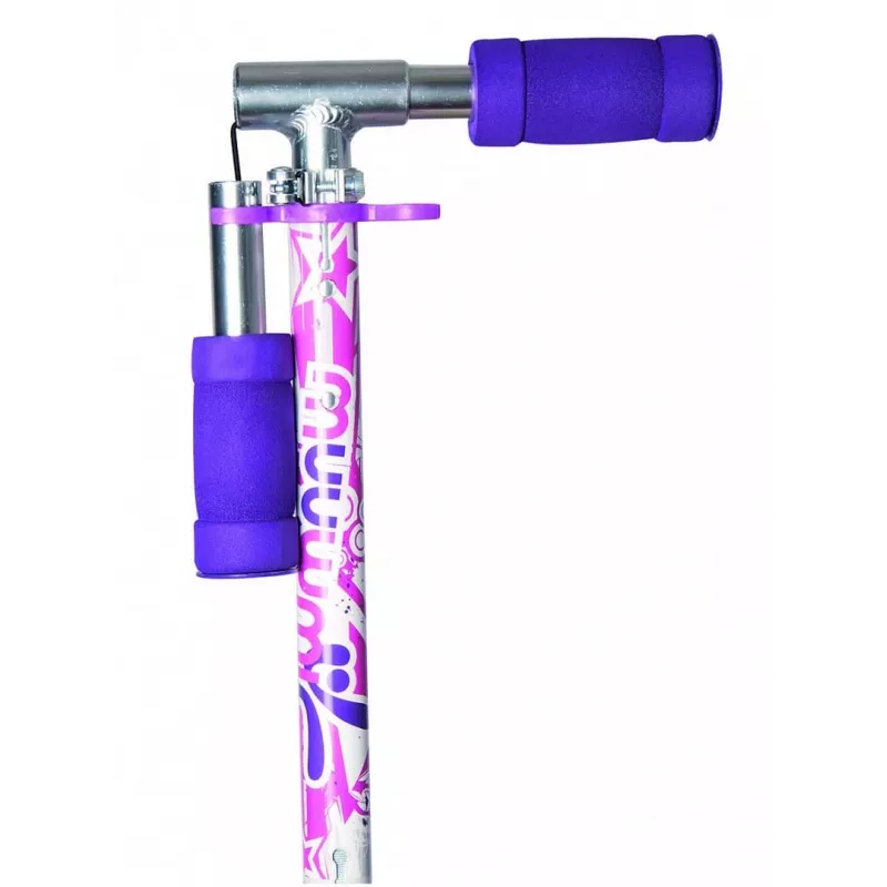 MUUWMI KiddyScooter Racing patinete infantil de 3 ruedas, rosa