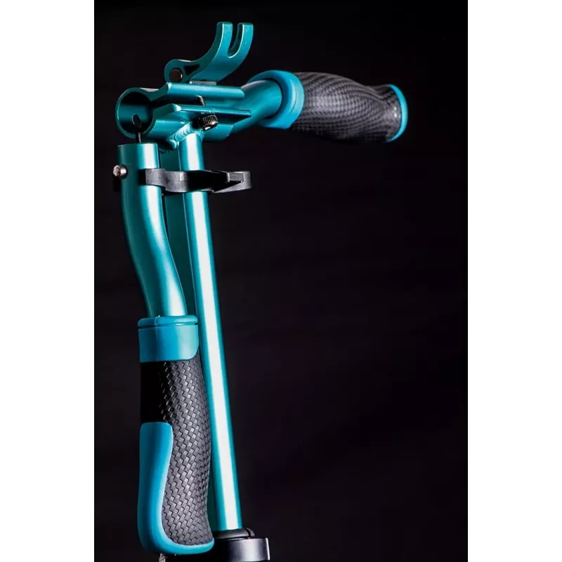 Six Degrees AU 514 patinete 230 mm rueda delantera / 215 mm rueda trasera, turquesa