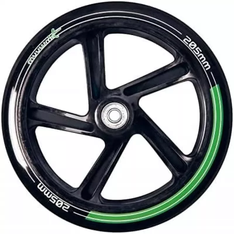 MUUWMI AU 522 Patinete de aluminio 205 mm Verde-Azul-Negro