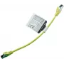 IT-BUDGET Cable de parcheo Cat.8.1 S/FTP, 0,25 m, Amarillo, 40 Gbps, Cobre puro, LSZH, PoE+ 90ITBFLEX81PK025Y