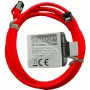 IT-BUDGET Cable de parcheo Premium de cobre puro – Slim AWG 28 – Cat.8.1 – 2000 MHz – libre de halógenos – PoE+ – 40 Gbit – Rojo – 3 m (90ITBSLIM81PK3R)