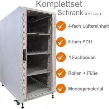 IT-BUDGET Rack de red SRK de 19