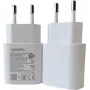 PowerRay PR-TA800EWE Cargador de pared USB-C PD de 18W, EU 2 pines, blanco, a granel