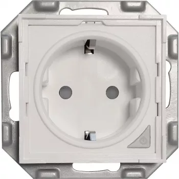PowerRay WiFi Enchufe inteligente PR-SSO-01, sin marco blanco, 16A, control por app y voz, tipo F