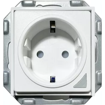 PowerRay WiFi Enchufe inteligente PR-SSO-01, sin marco blanco, 16A, control por app y voz, tipo F