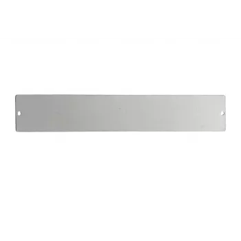 IT-BUDGET Placa ciega de entrada de cables de 19 pulgadas Gris claro 1U, regleta de cepillos, para armarios SWA con paredes laterales desmontables 90ITB19WSBPKEG