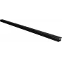 IT-BUDGET Canaleta de cables - montaje vertical u horizontal - Al 37,5 x An 50 mm - incl. material de montaje - Negro - 1 metro (90ITBKKV100S)
