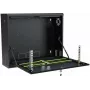 IT-BUDGET Caja de pared de 19 pulgadas, vertical, 3U, negro 90ITBWV19V3S