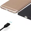 CYOO Cable magnético USB de carga y datos - 2 en 1 Micro USB y Lightning a USB - 1 m - Negro