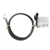 IT-BUDGET Cable de red Cat.8.1 S/FTP, 1m, negro, 40Gbps, 2000MHz, LSZH, PoE+ 90ITBFLEX81PK1S