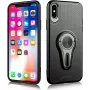 Funda con soporte de ventilación giratorio 360° CYOO para iPhone Xs Max – gris CY121003